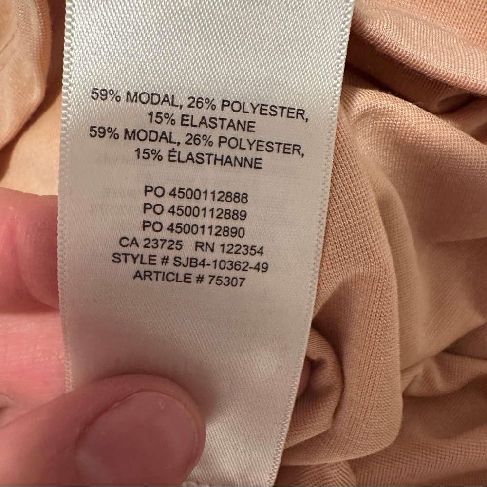 Aritzia Wilfred Sonnet Tan Long Sleeve Top Size Small Women’s - Picture 10 of 10